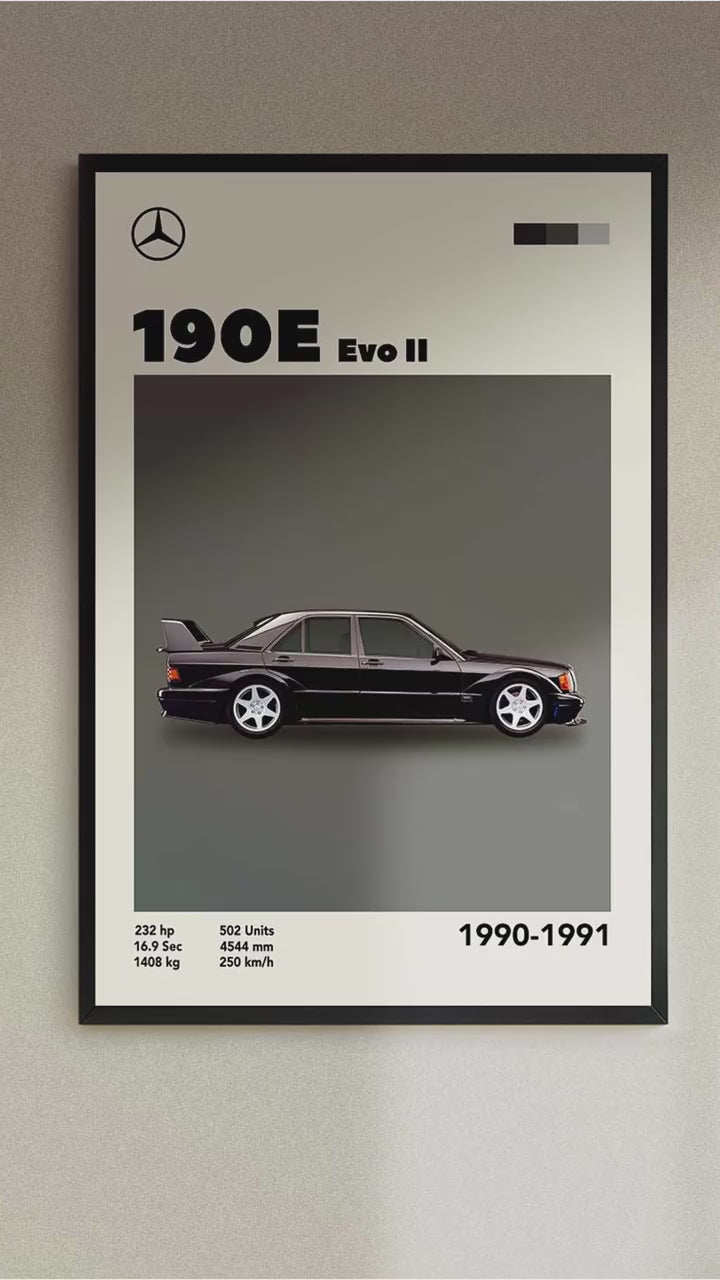 Heritage Automotive Art Prints – Minimalist Classic Car Posters
